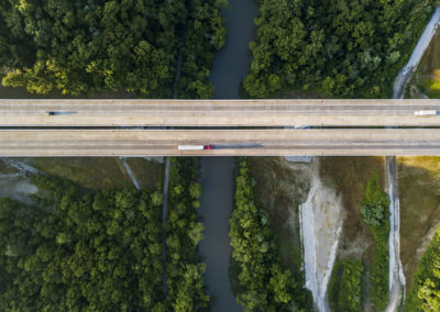 Infrastructure, photography, Jeremiah Morrow Bridge in Ohio